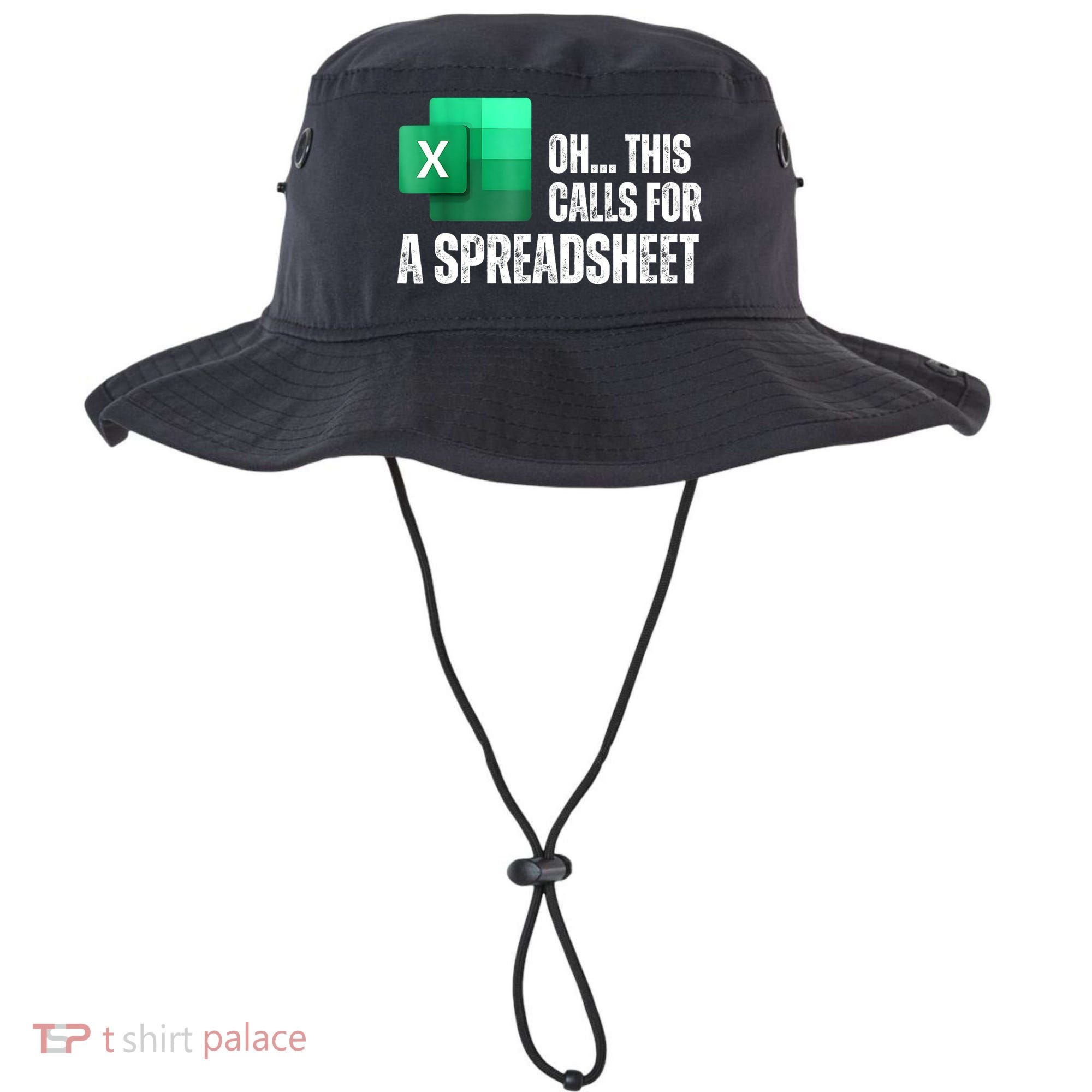 Oh This Calls For A Spreadsheet Funny Office Bucket Hat