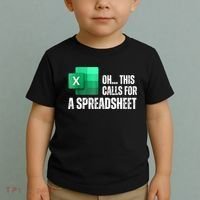 Oh This Calls For A Spreadsheet Funny Office Toddler T-Shirt thumb 2