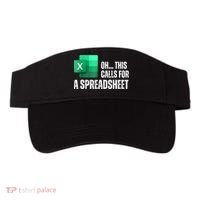 Oh This Calls For A Spreadsheet Funny Office Visor thumb 0