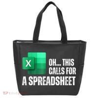 Oh This Calls For A Spreadsheet Funny Office Tote Bag thumb 0