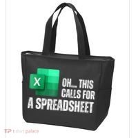 Oh This Calls For A Spreadsheet Funny Office Tote Bag thumb 3