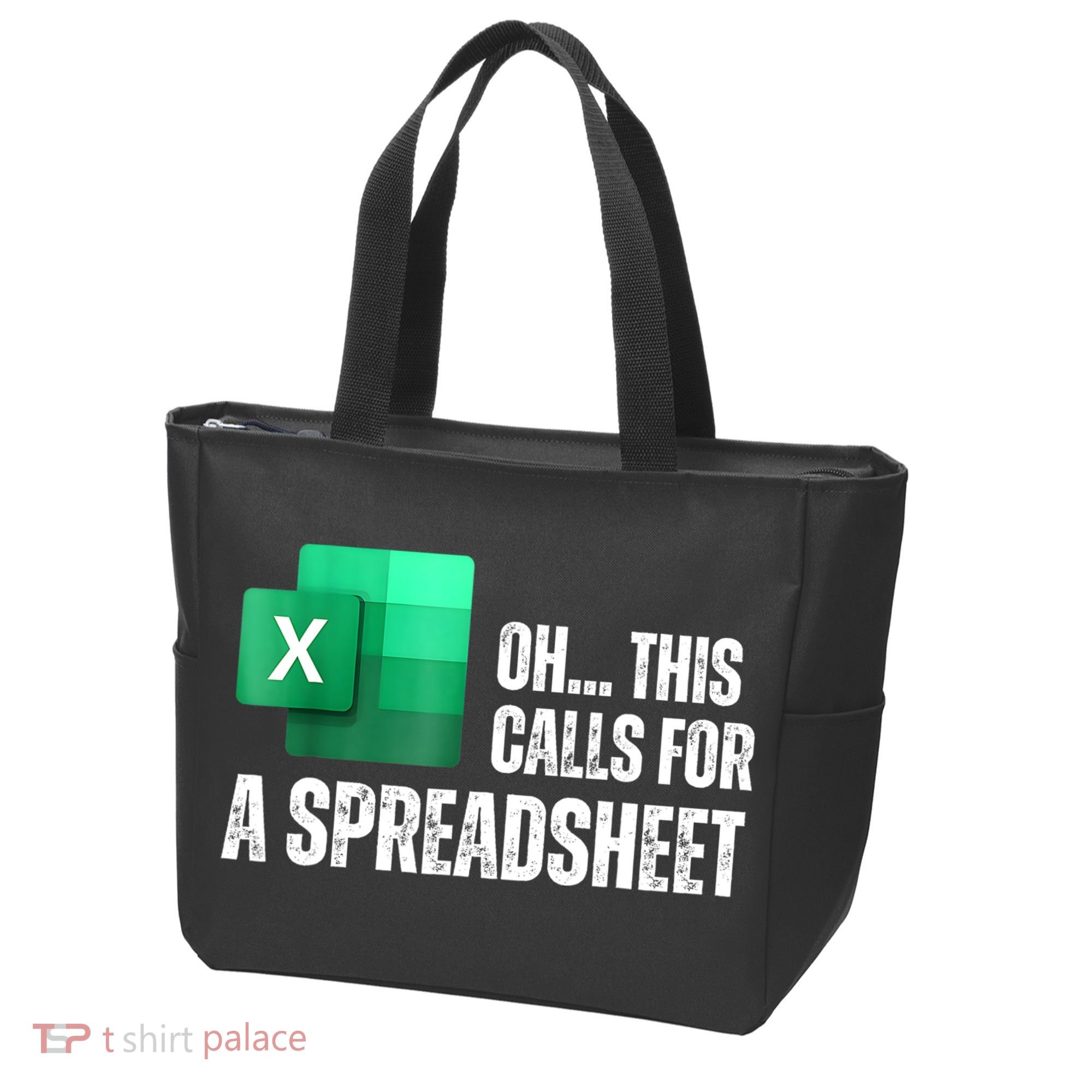 Oh This Calls For A Spreadsheet Funny Office Tote Bag
