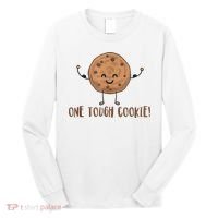 One Tough Cookie Cute Chocolate Chip Cookie With Muscles Long Sleeve Shirt thumb 0