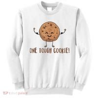 One Tough Cookie Cute Chocolate Chip Cookie With Muscles Sweatshirt thumb 0