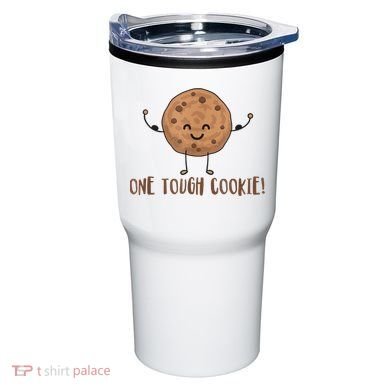 One Tough Cookie Cute Chocolate Chip Cookie With Muscles Tumbler