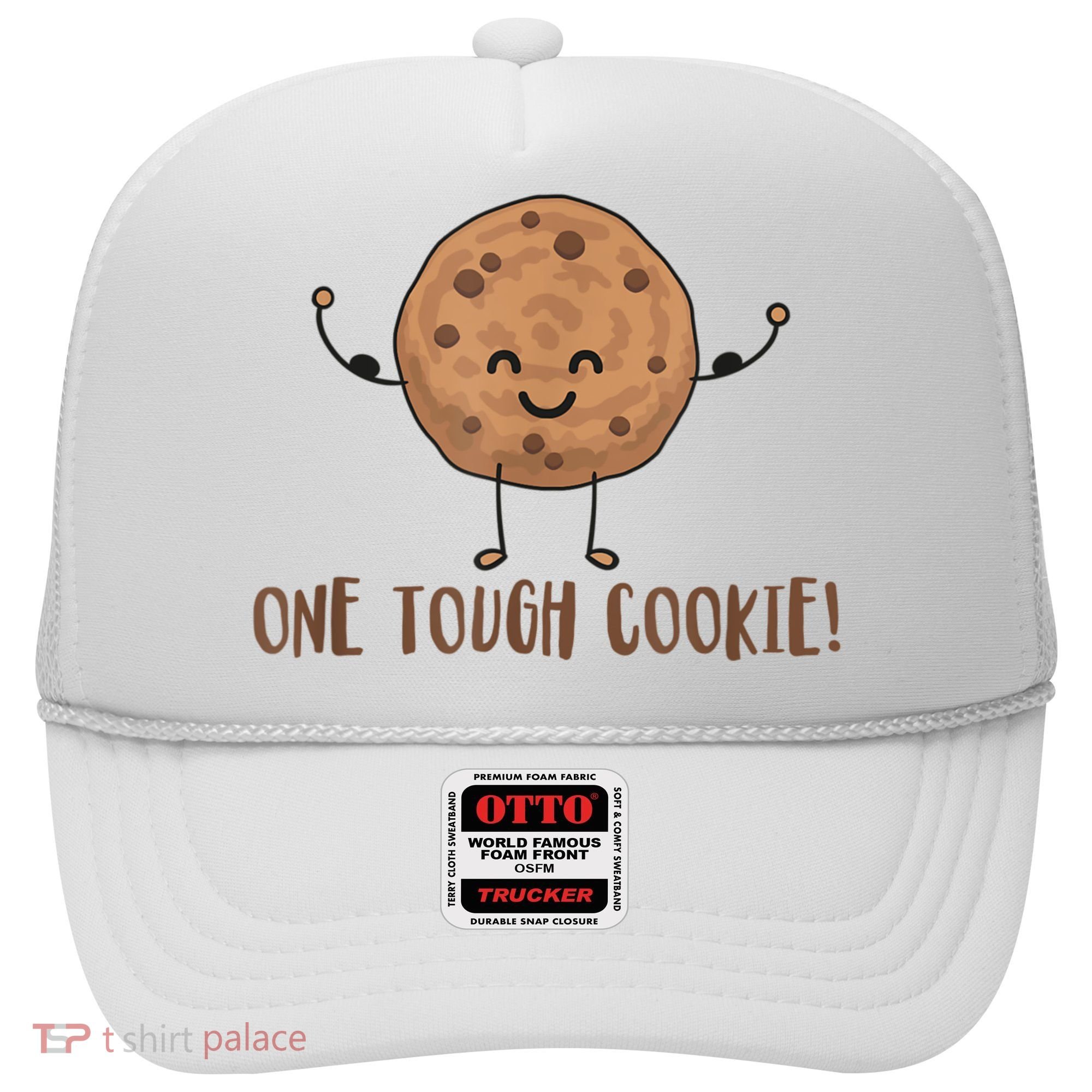 One Tough Cookie Cute Chocolate Chip Cookie With Muscles Hat
