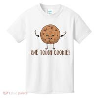 One Tough Cookie Cute Chocolate Chip Cookie With Muscles Kids T-Shirt thumb 0