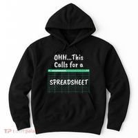 Oh... This Calls For A Spreadsheet Office Hoodie thumb 0