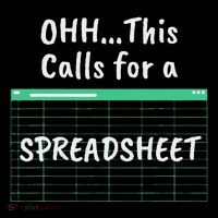 Oh... This Calls For A Spreadsheet Office Coaster thumb 2