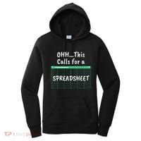 Oh... This Calls For A Spreadsheet Office Women's Hoodie thumb 0