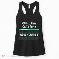 Oh... This Calls For A Spreadsheet Office Women's Tank Top thumb 0