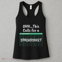 Oh... This Calls For A Spreadsheet Office Women's Tank Top thumb 3