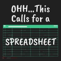 Oh... This Calls For A Spreadsheet Office Hat thumb 2