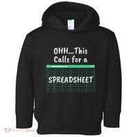 Oh... This Calls For A Spreadsheet Office Toddler Hoodie thumb 0