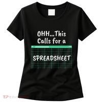 Oh... This Calls For A Spreadsheet Office Women's T-Shirt thumb 0