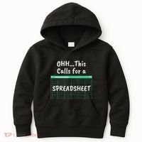 Oh... This Calls For A Spreadsheet Office Kids Hoodie thumb 0