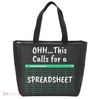Oh... This Calls For A Spreadsheet Office Tote Bag