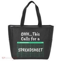 Oh... This Calls For A Spreadsheet Office Tote Bag thumb 0