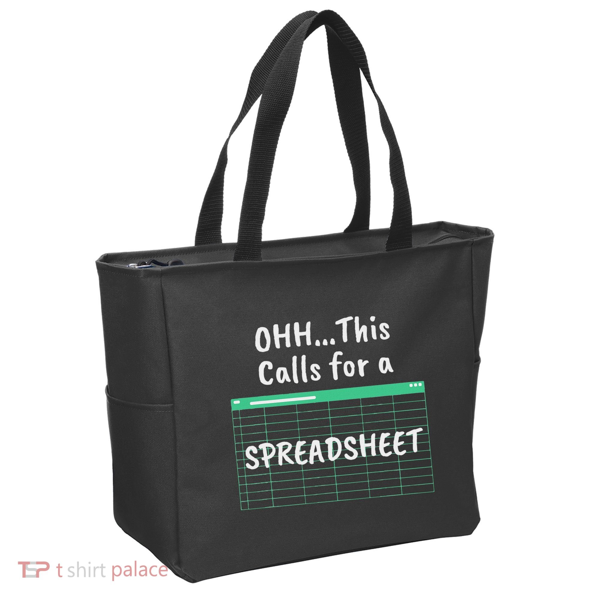 Oh... This Calls For A Spreadsheet Office Tote Bag
