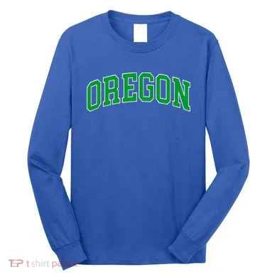 Oregon Throwback Design Classic Long Sleeve Shirt