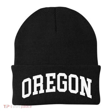 Oregon Throwback Design Classic Beanie