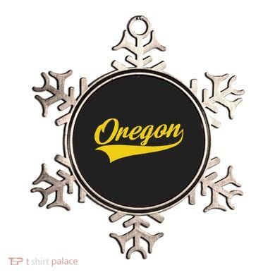 Oregon Throwback Design Print Classic Ornament