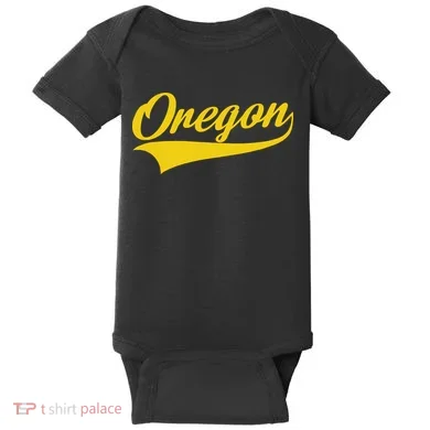 Oregon Throwback Design Print Classic Baby Bodysuit