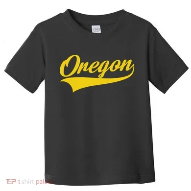 Oregon Throwback Design Print Classic Toddler T-Shirt
