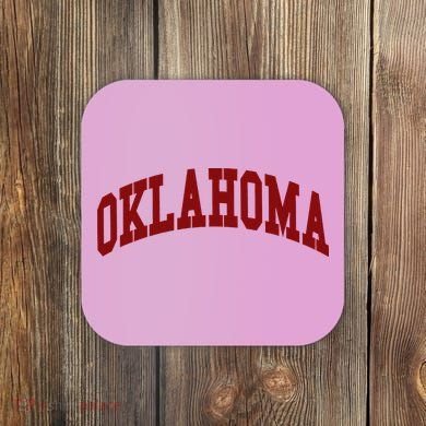 Oklahoma Throwback Design Classic Coaster