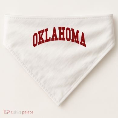 Oklahoma Throwback Design Classic USA-Made Doggie Bandana