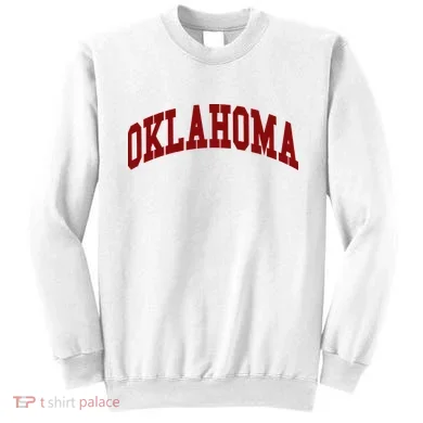 Oklahoma Throwback Design Classic Sweatshirt
