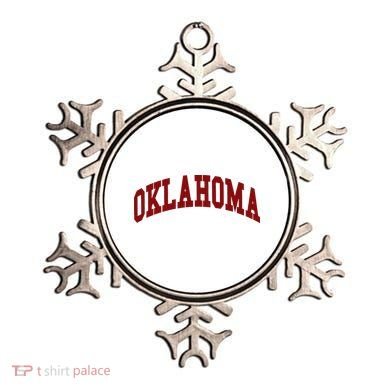 Oklahoma Throwback Design Classic Ornament