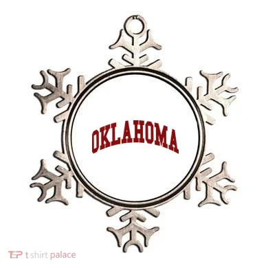 Oklahoma Throwback Design Classic Ornament
