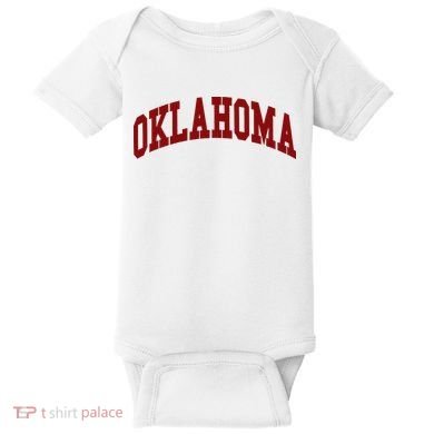 Oklahoma Throwback Design Classic Baby Bodysuit