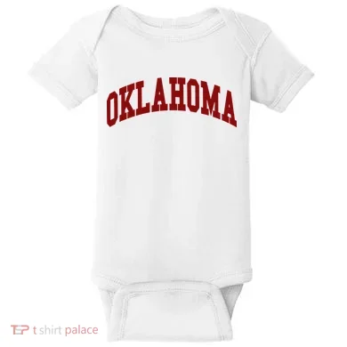 Oklahoma Throwback Design Classic Baby Bodysuit