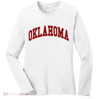 Oklahoma Throwback Design Classic Women's Long Sleeve Shirt