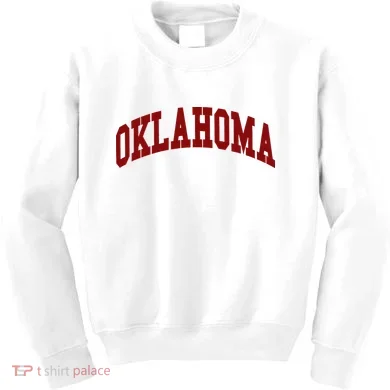 Oklahoma Throwback Design Classic Kids Sweatshirt