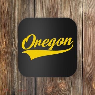 Oregon Throwback Design Print Classic Coaster
