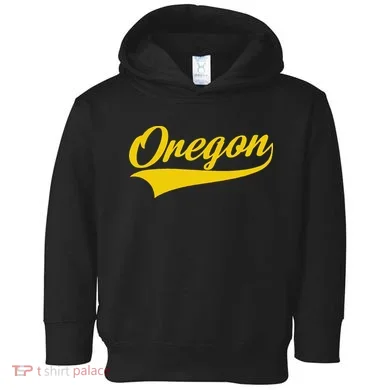 Oregon Throwback Design Print Classic Toddler Hoodie