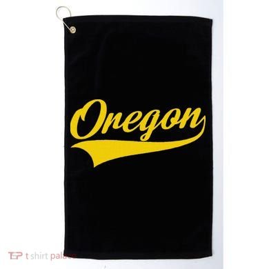 Oregon Throwback Design Print Classic Golf Towel