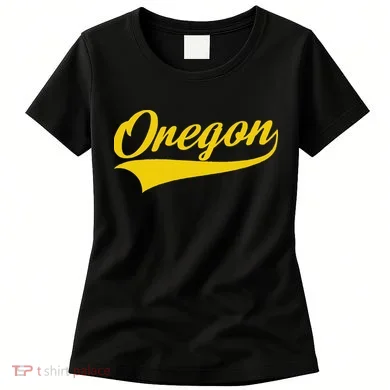 Oregon Throwback Design Print Classic Women's T-Shirt