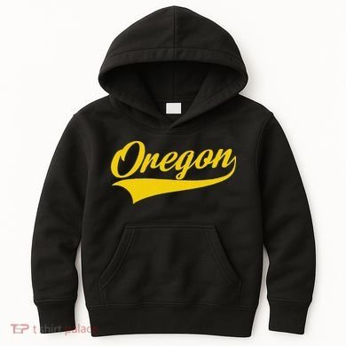 Oregon Throwback Design Print Classic Kids Hoodie