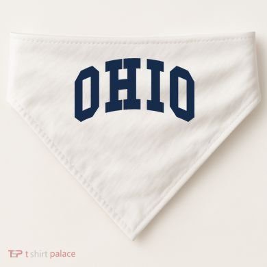 Ohio Throwback Design Classic USA-Made Doggie Bandana