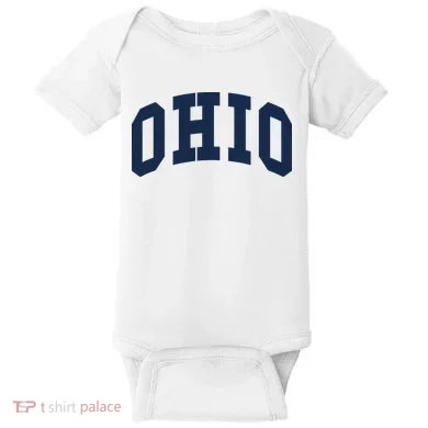 Ohio Throwback Design Classic Baby Bodysuit