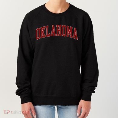 Oklahoma Throwback Design Print Classic Women's Sweatshirt