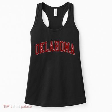 Oklahoma Throwback Design Print Classic Women's Tank Top