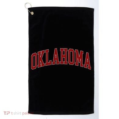 Oklahoma Throwback Design Print Classic Golf Towel
