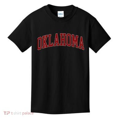 Oklahoma Throwback Design Print Classic Kids T-Shirt