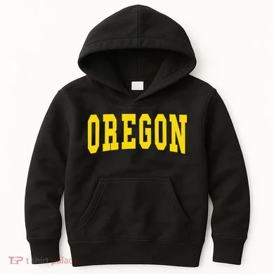 Oregon Throwback Design Classic Kids Hoodie