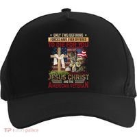 Only Two Defining Forces Have Ever Offered To Die For You Five-Panel Snapback Cap thumb 0